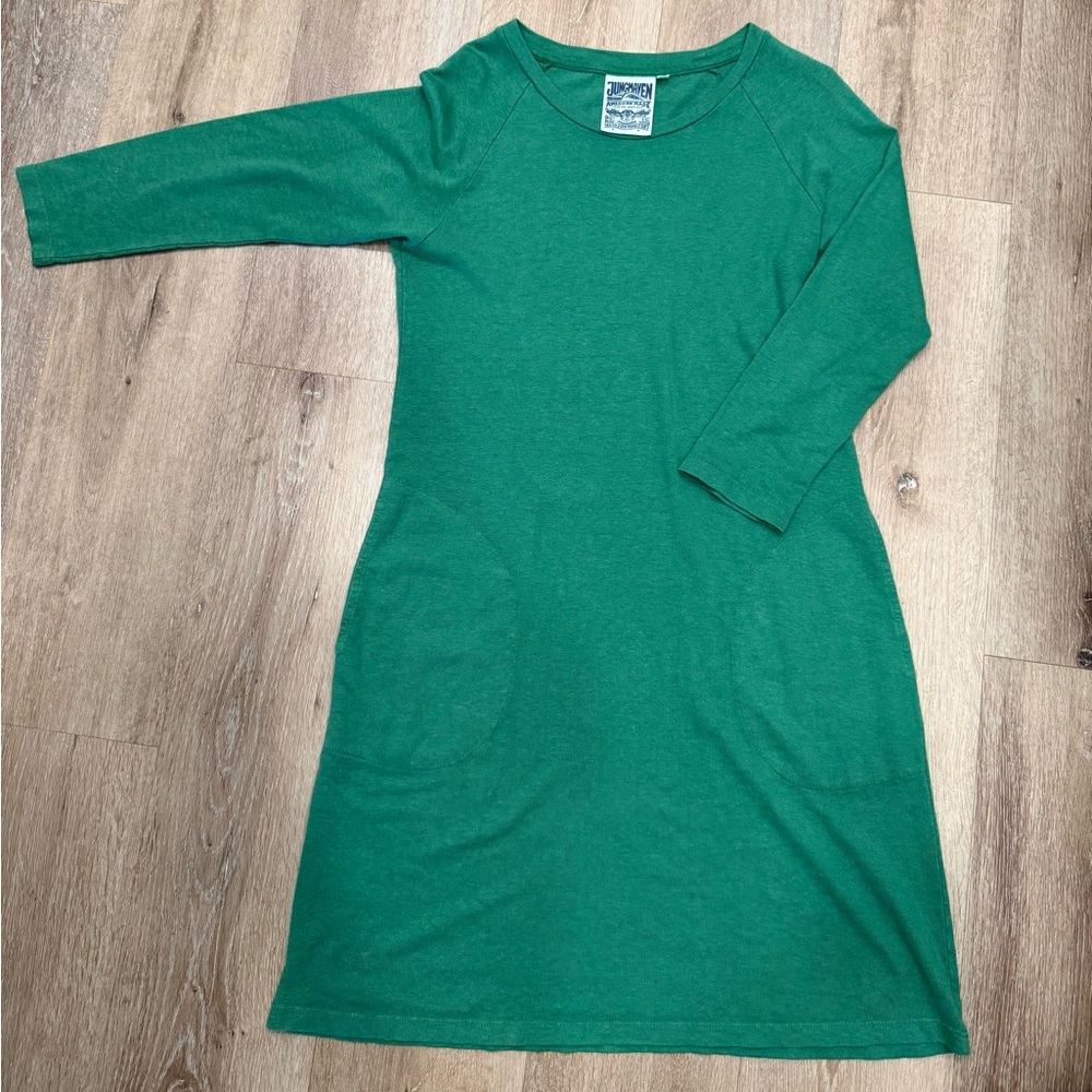 Jungmaven - long sleeve dress - pockets - medium